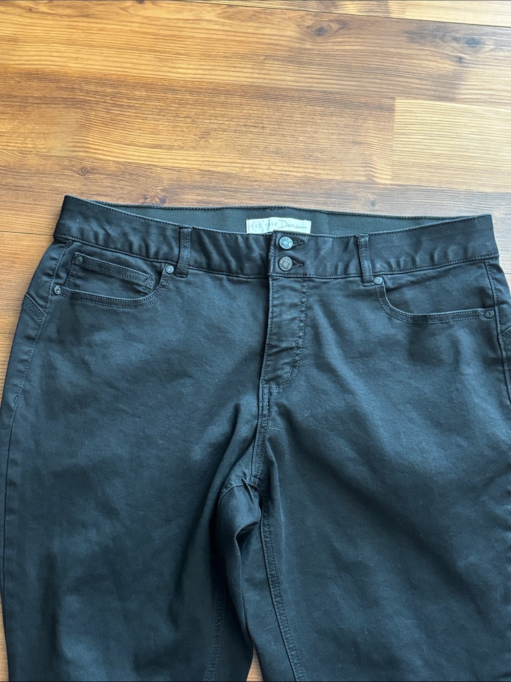 C est 1946 Black Stretch Skinny Jeans - Picture 3 of 14